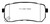 EBC DP61814 Greenstuff 6000 Elite Rear Brake Pads, Hyundai Veracruz 3.8 2007-2012