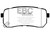 EBC DP61814 Greenstuff 6000 Elite Rear Brake Pads, Hyundai Veracruz 3.8 2007-2012