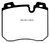 EBC 90-95 BMW 750iL 5.0 (E32) Redstuff Front Brake Pads