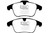 EBC DP61932 Greenstuff 6000 Elite Front Brake Pads, Land Rover LR2 3.2 2007-2012