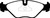 EBC DP2751 Greenstuff 2000 Front Brake Pads, Saab 9000 2.0 1990-1998