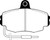 EBC DP2426 Greenstuff 2000 Front Brake Pads, Renault Clio 1991+