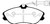 EBC 91-92 Audi 100 Quattro 2.3 (Girling) Redstuff Front Brake Pads