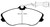 EBC DP4711R Yellowstuff Front Brake Pads, Audi 100 Quattro 2.3 (Girling) 1991-1992