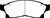 EBC DP2936 Greenstuff 2000 Front Brake Pads, Toyota MR2 2.0 Turbo 1991-1992