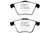 EBC DP21574 Greenstuff 2000 Front Brake Pads, Mazda 3 2.3 Turbo 2007-2013