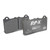 EBC Racing 16-19 Ford Focus 2.3L Turbo RS RP-X Front Brake Pads