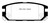 EBC DP4987R Yellowstuff Rear Brake Pads, Dodge Stealth 3.0 4WD 1991-1993
