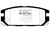 EBC DP4987R Yellowstuff Rear Brake Pads, Dodge Stealth 3.0 4WD 1991-1993