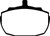 EBC DP2243 Greenstuff 2000 Front Brake Pads, Morgan 4/4 1.6 1991-1993