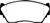 EBC DP2892 Greenstuff 2000 Front Brake Pads, Nissan NX 1.6 1991-1993