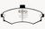 EBC DP41670R Yellowstuff Front Brake Pads, Hyundai Elantra 2.0 2002-2006