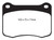 EBC DP41820R Yellowstuff Rear Brake Pads, Lexus IS-F 5.0 2008+