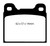 EBC 91-93 Volvo 740 2.3 (ABS) (Girling) Redstuff Rear Brake Pads