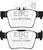 EBC 17+ Alfa Romeo Giulia 2.0L Turbo Ultimax Rear Brake Pads
