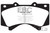 EBC DP61815 Greenstuff 6000 Elite Front Brake Pads, Lexus LX570 5.7 2008+