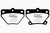 EBC DP41326R Yellowstuff Rear Brake Pads, Pontiac Vibe 1.8 GT 2002-2008