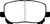 EBC 02-08 Pontiac Vibe 1.8 Redstuff Front Brake Pads