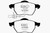 EBC DP21483 Greenstuff 2000 Front Brake Pads, Volkswagen Passat 1.8 Turbo 2002-2008