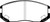 EBC DP21063 Greenstuff 2000 Front Brake Pads, Dodge Colt 1.5 1991-1994