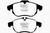 EBC DP21414 Greenstuff 2000 Front Brake Pads, Saab 9-3 2.0 Turbo (Arc) 2003