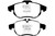 EBC 03 Saab 9-3 2.0 Turbo (Arc) Redstuff Front Brake Pads