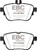 EBC 2017+ Mercedes-Benz E300 (W213) Redstuff Rear Brake Pads