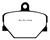 EBC 08+ Smart Fortwo 1.0 Redstuff Front Brake Pads