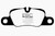 EBC 12-13 Porsche Panamera (Cast Iron only) 3.0 SC Hybrid Bluestuff Rear Brake Pads