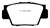 EBC DP3873C Redstuff Ceramic Rear Brake Pads, Acura NSX 3.0 1991-1996