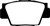 EBC DP4873R Yellowstuff Rear Brake Pads, Acura NSX 3.0 1991-1996