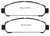 EBC 08+ Toyota Venza 2.7 Greenstuff Front Brake Pads