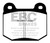 EBC 03-04 Infiniti G35 3.5 (Manual) (Brembo) Bluestuff Rear Brake Pads