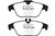 EBC 12-14 Mercedes-Benz C250 (W204) 1.8 Turbo Redstuff Rear Brake Pads