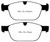 EBC DP22018 Greenstuff 2000 Front Brake Pads, Volvo XC60 3.0 Turbo 2008+