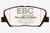 EBC DP42172R Yellowstuff Front Brake Pads, Hyundai Veloster 1.6 Turbo 2012-2015