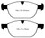 EBC DP42018R Yellowstuff Front Brake Pads, Volvo XC60 3.0 Turbo 2008+