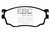 EBC DP21411 Greenstuff 2000 Front Brake Pads, Mazda Protege 2.0 Turbo (Mazdaspeed) 2003-2004