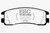 EBC DP21122 Greenstuff 2000 Rear Brake Pads, Buick Allure (Canada) 5.3 2008-2009