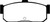 EBC DP2889 Greenstuff 2000 Rear Brake Pads, Infiniti G20 2.0 1991-1997