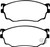 EBC 03-04 Mazda Protege 2.0 Turbo (Mazdaspeed) Redstuff Front Brake Pads