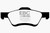 EBC DP61709 Greenstuff 6000 Elite Front Brake Pads, Ford Escape 2.3 2008-2009