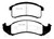 EBC 92-93 Buick Le Sabre (FWD) 3.8 Redstuff Front Brake Pads