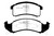 EBC 92-93 Buick Le Sabre (FWD) 3.8 Redstuff Front Brake Pads