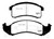 EBC DP41271R Yellowstuff Front Brake Pads, Buick Le Sabre (FWD) 3.8 1992-1993