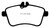 EBC DP21580 Greenstuff 2000 Front Brake Pads, Mercedes-Benz B200 2.0 2008-2009
