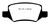 EBC DP21438 Greenstuff 2000 Rear Brake Pads, Mercedes-Benz B200 2.0 2008-2009