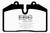 EBC DP41013R Yellowstuff Front Brake Pads, Porsche 911 (964) 3.6 Carrera RS America 1992-1993