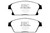 EBC DP22067 Greenstuff 2000 Front Brake Pads, Buick Encore 1.4 Turbo 2013-2017