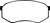 EBC DP61317 Greenstuff 6000 Elite Front Brake Pads, Toyota Pick-Up Extra Cab 1992-1993